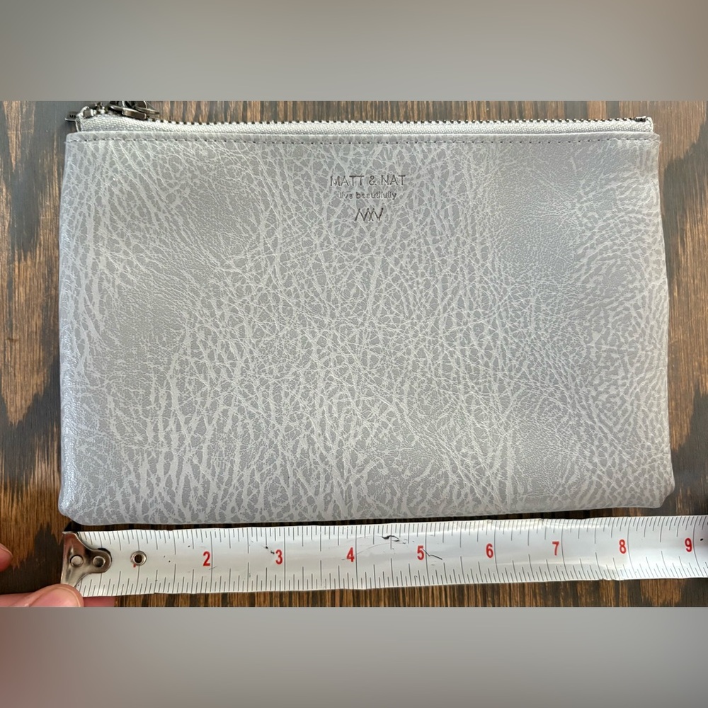 Matt & Nat Textured Taupe Clutch